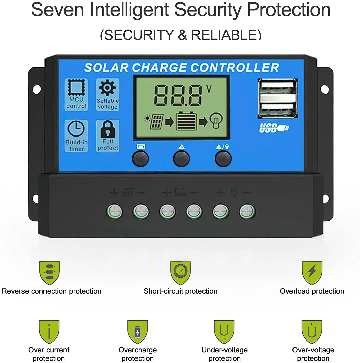 ALLPOWERS 30 Amp Solar Charge Controller - Image 6
