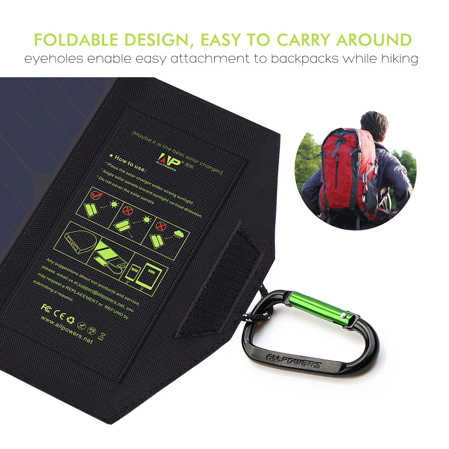 ALLPOWERS 5V 10W Solar Charger - Image 5
