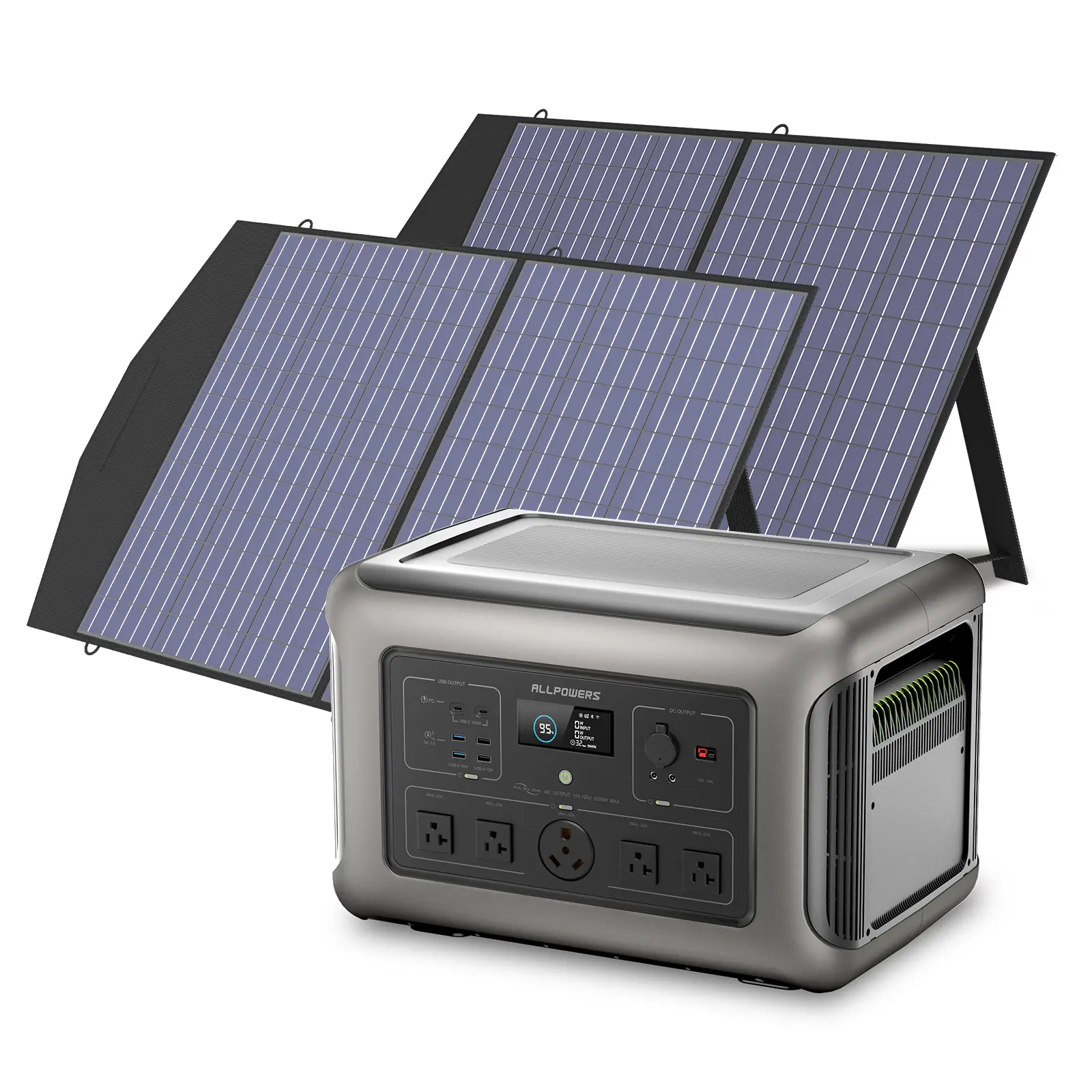 ALLPOWERS Solar Generator Kit 3200W (R3500 + SP027 100W Solar Panel) - Image 8