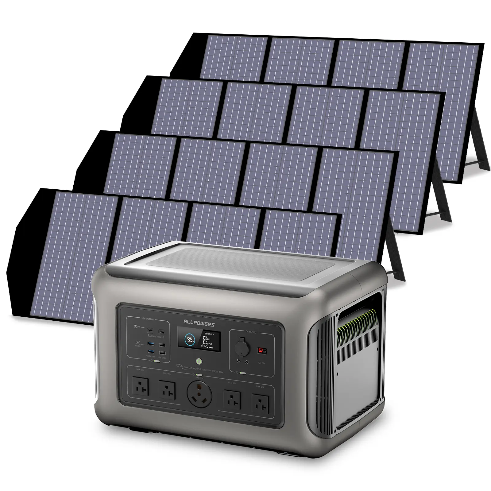 ALLPOWERS Solar Generator Kit 3200W (R3500 + SP029 140W Solar Panel) - Image 11