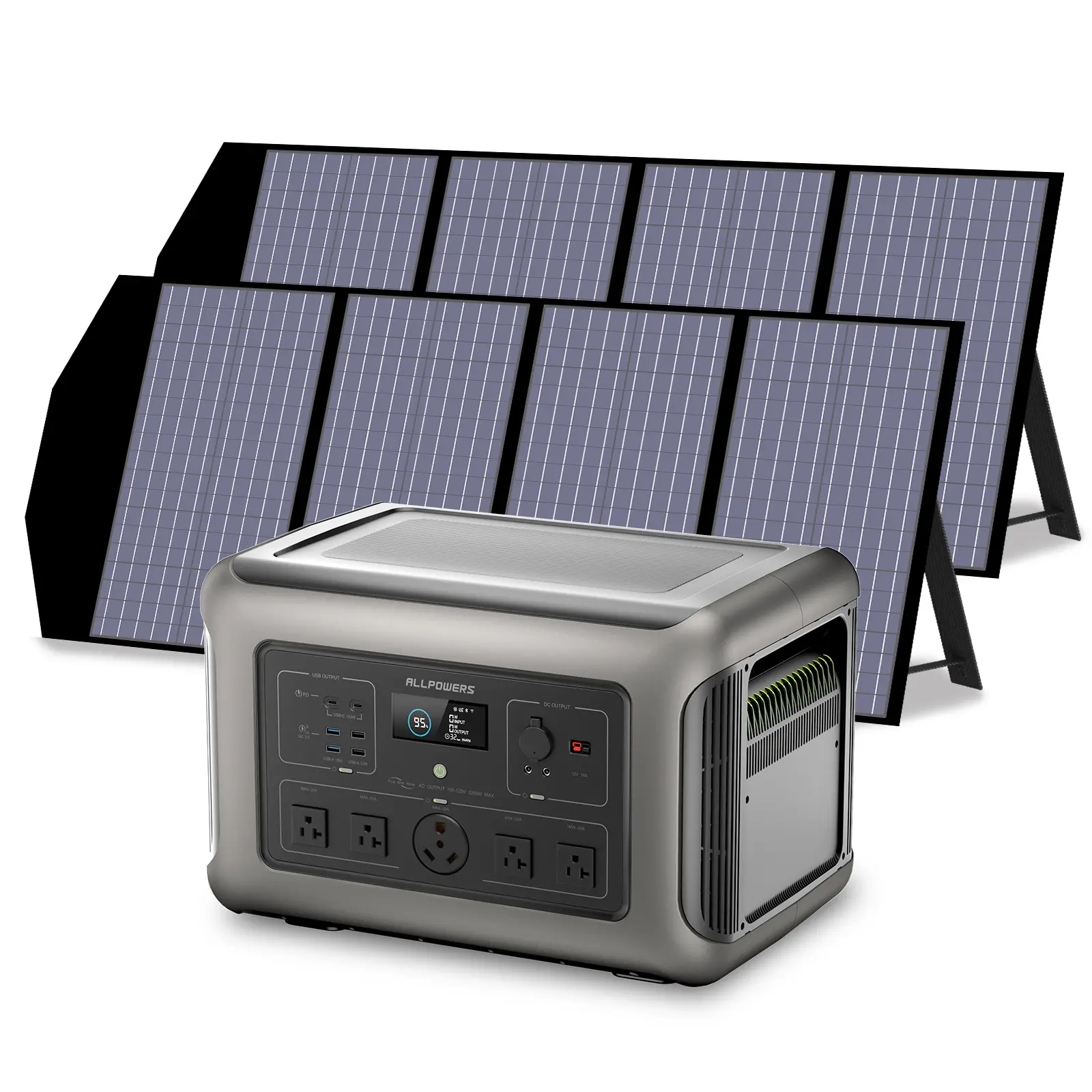 ALLPOWERS Solar Generator Kit 3200W (R3500 + SP029 140W Solar Panel) - Image 9