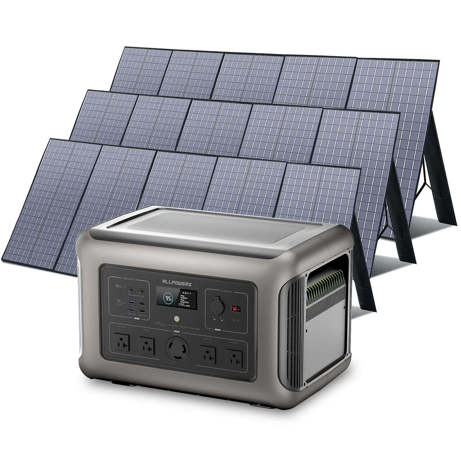ALLPOWERS Solar Generator Kit 3200W (R3500 + SP037 400W Solar Panel) - Image 10