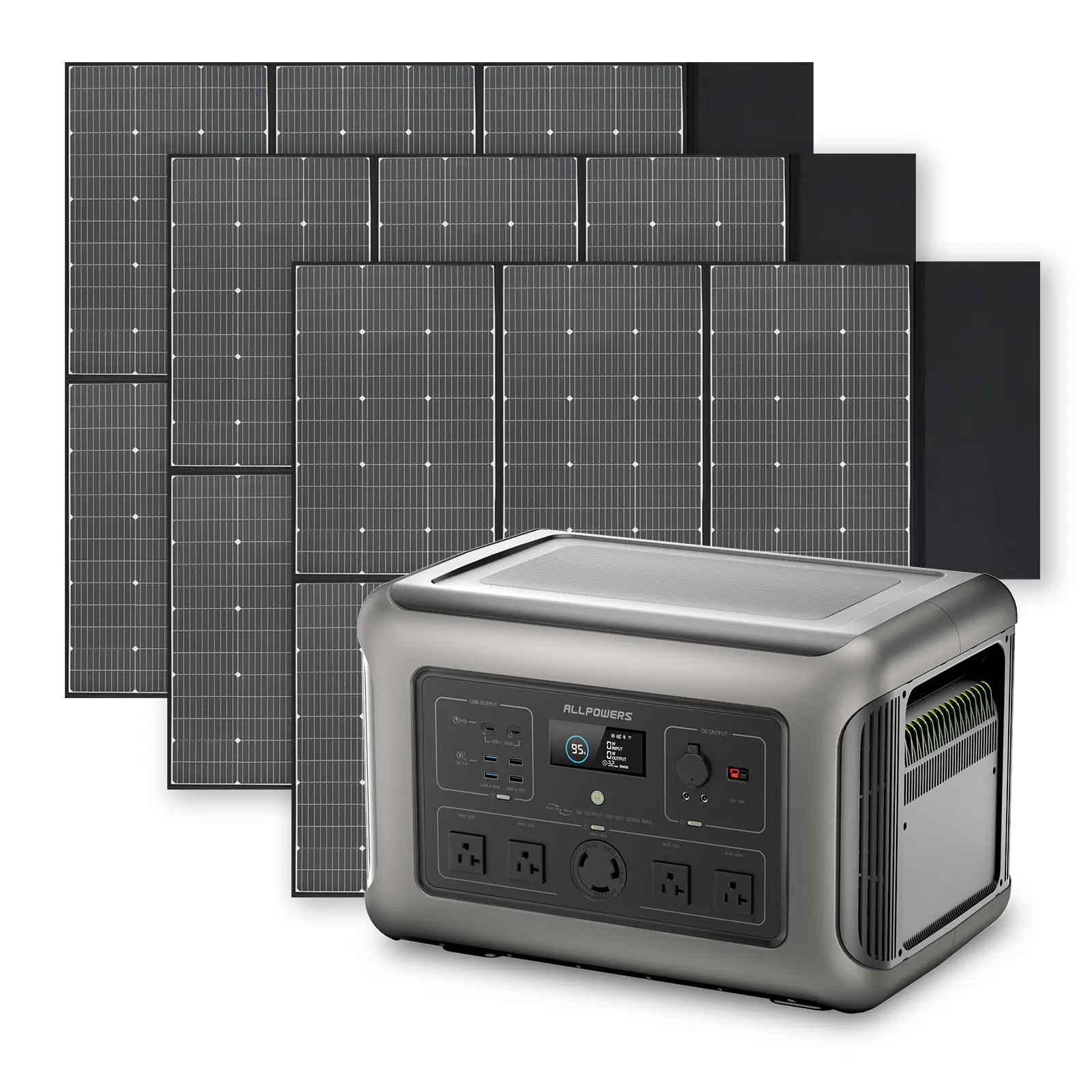 ALLPOWERS Solar Generator Kit 3200W (R3500 + SP039 600W Solar Panel) - Image 10