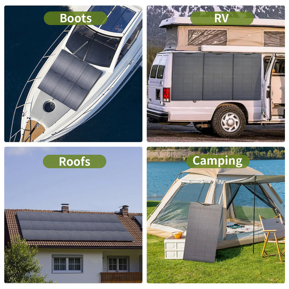 ALLPOWERS Solar Generator Kit 3600W (R4000 + SF100 100W Flexible Solar Panel) - Image 7