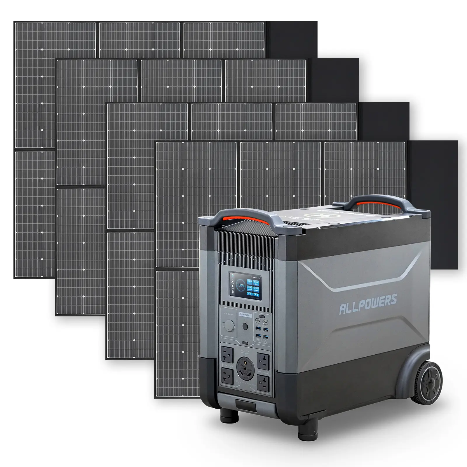 ALLPOWERS Solar Generator Kit 3600W (R4000 + SP039 600W Solar Panel) - Image 16