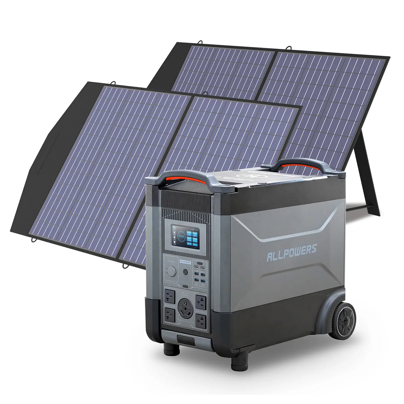 ALLPOWERS Solar Generator Kit 3600W (R4000 + SP027 100W Solar Panel) - Image 8