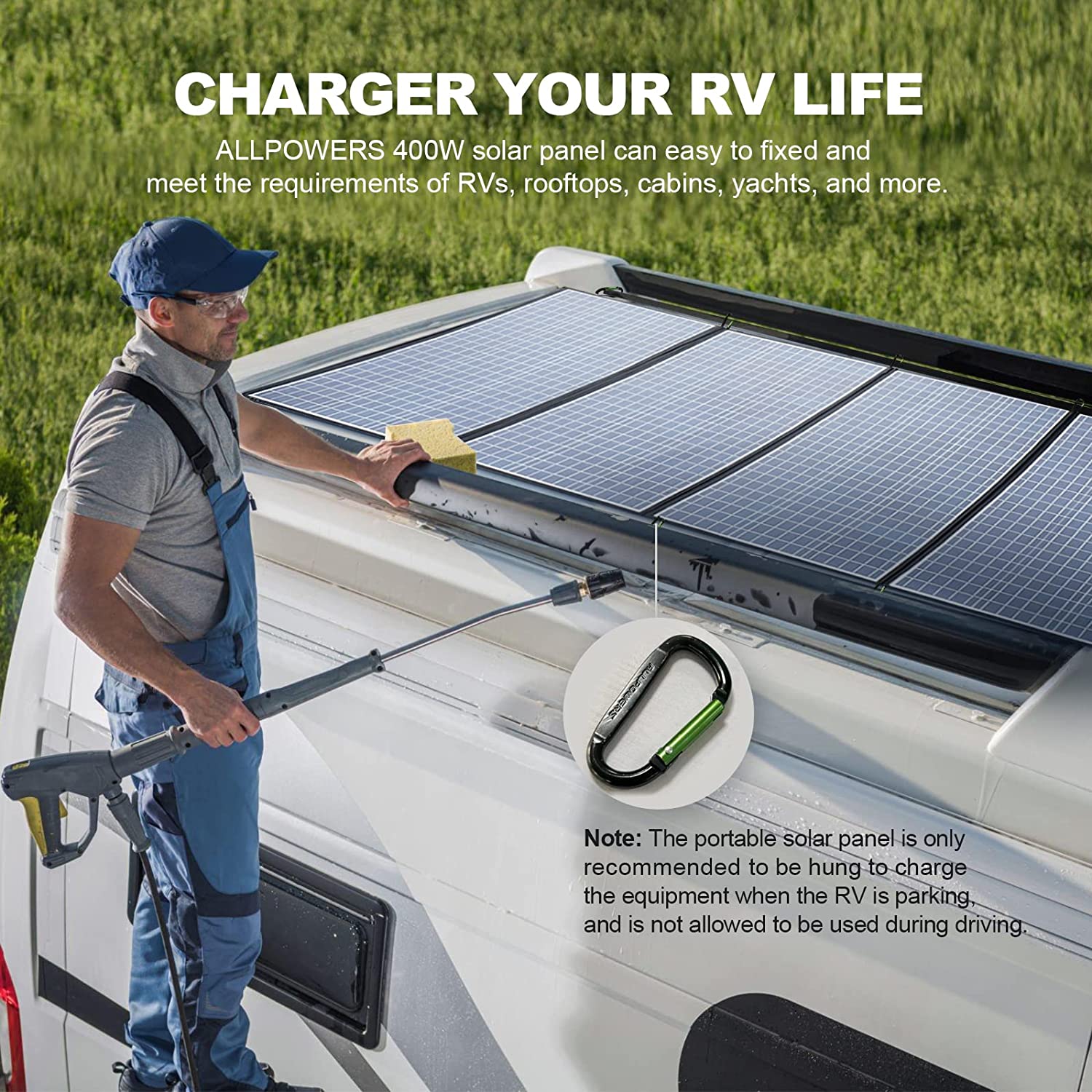ALLPOWERS S2000 Pro + 400W Solar Panel SP037 | 2400W Solar Generator Kit - Image 12