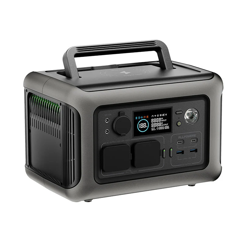 ALLPOWERS R600 + 140W Solar Panel SP029 | 600W Solar Generator Kit - Image 3