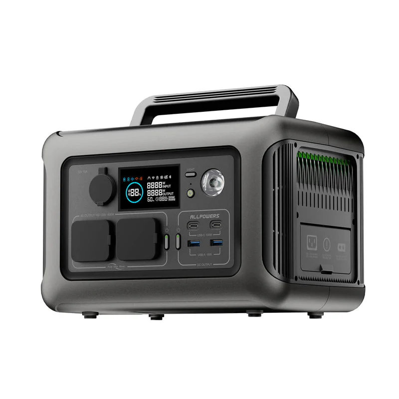 ALLPOWERS R600 + 200W Solar Panel | 600W Solar Generator Kit - Image 3