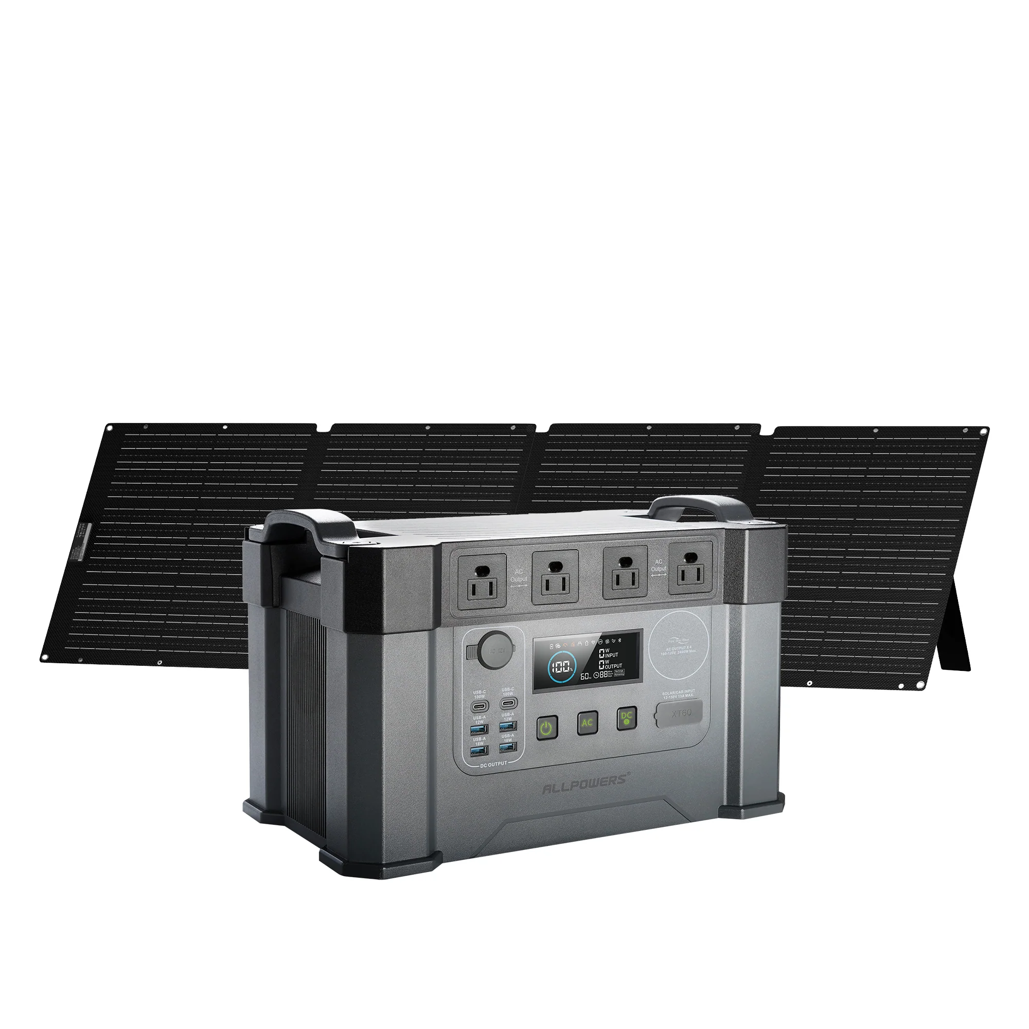 ALLPOWERS S2000 Pro + 200W Solar Panel | 2400W Solar Generator Kit - Image 3